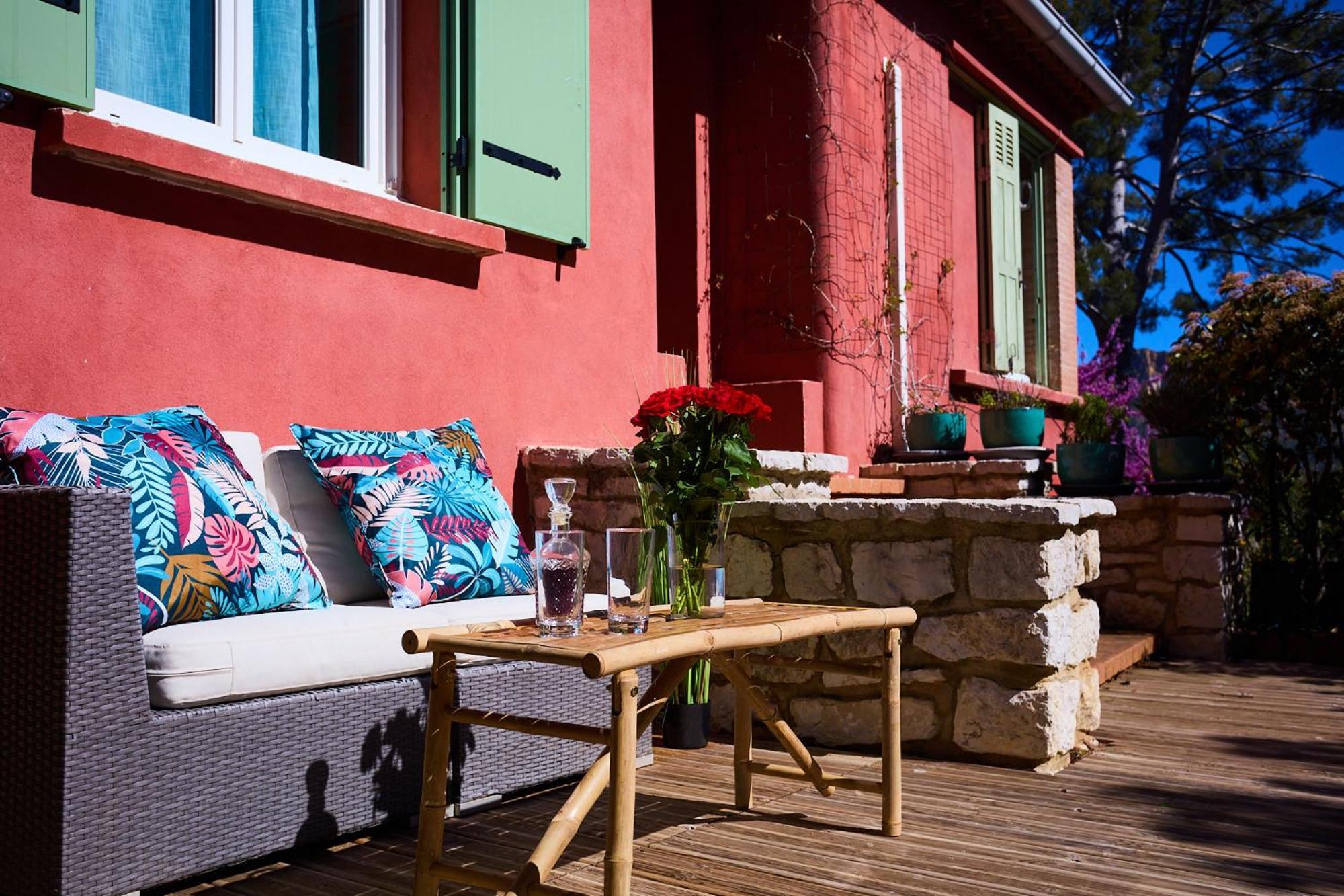 Appartements Avec Jardin Dans Villa Rocaille 卡西斯 外观 照片